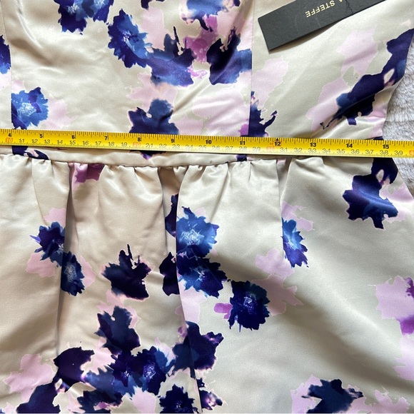 NWT Cynthia Steffe dress size 8 vintage retro 1950s style floral dress wedding - Picture 12 of 13